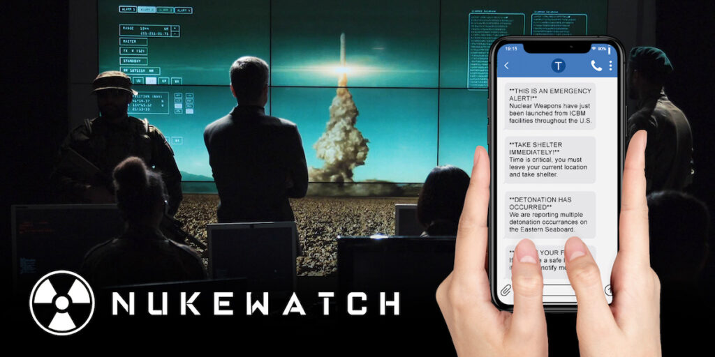 alt="NukeWatch provide safety to people from nuclear attack"